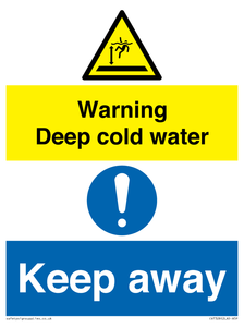 Warning Deep cold water Keep away